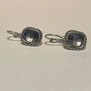 Unknown brand, earrings, Blue.